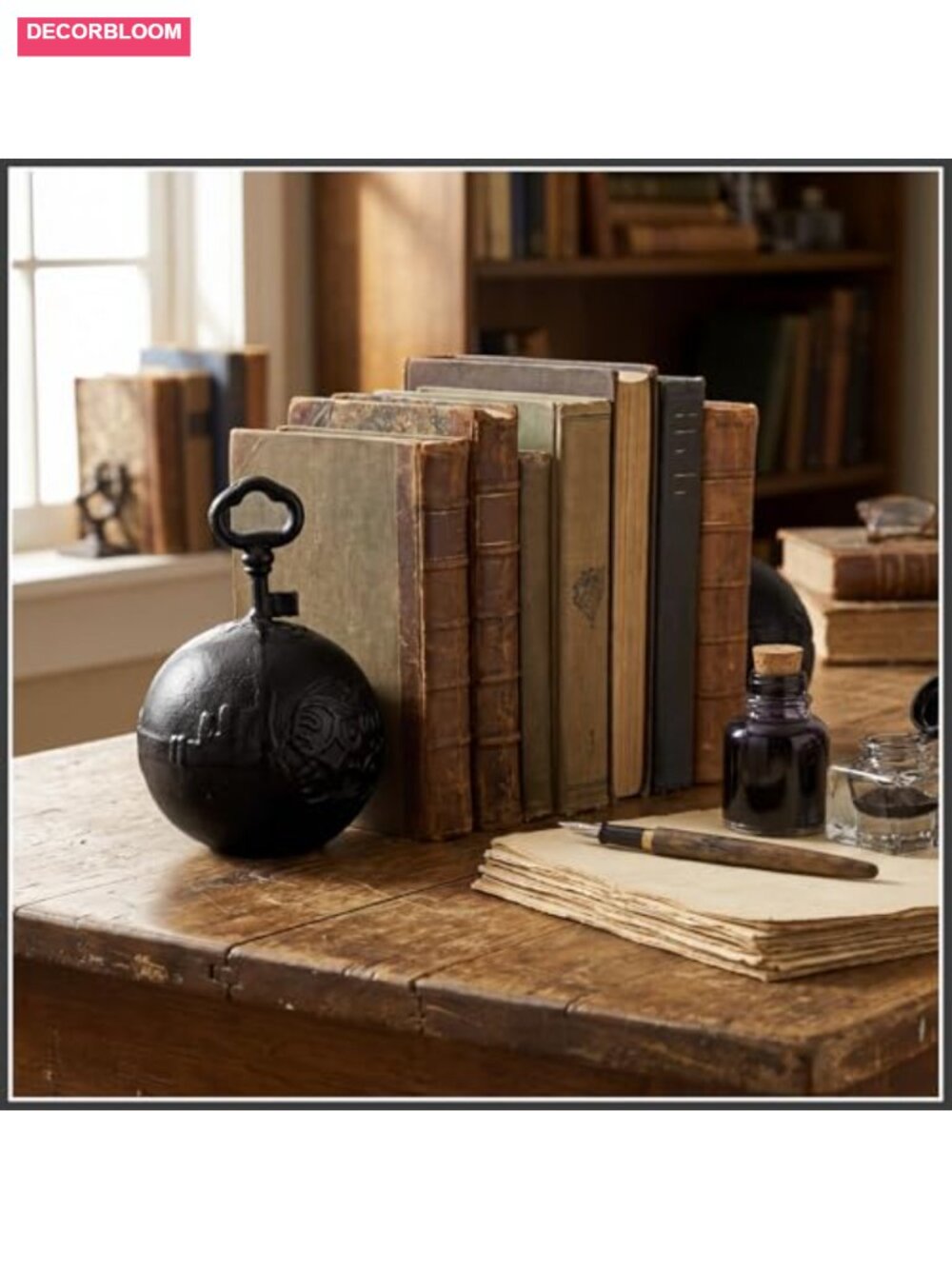 Cast Iron Decorative Key Door Stop Heavy Duty Antique Office Home - Picture 4 of 6